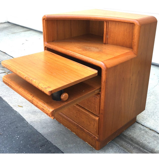 Mid Century Danish Modern Teak Nightstand Chairish