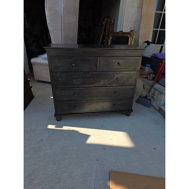 Zinc Clad Dresser From Restoration Hardware For Sale - Image 13 of 14