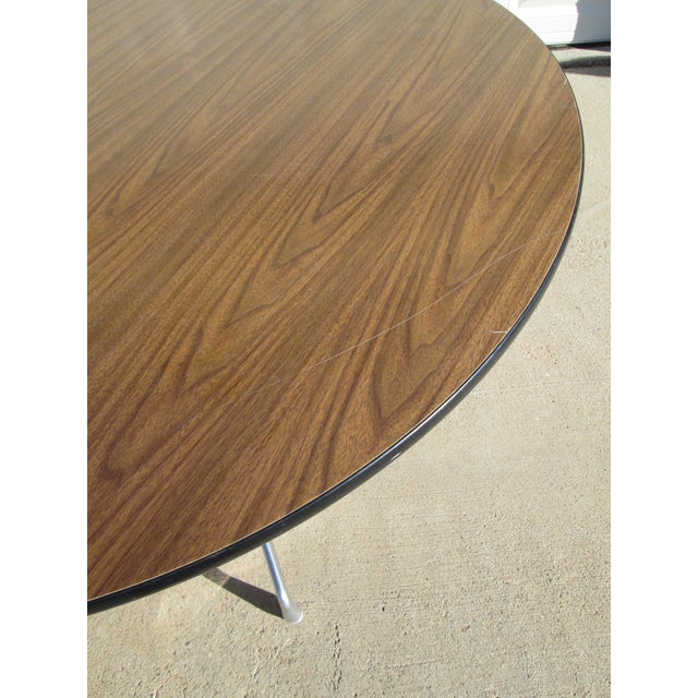 Metal Herman Miller Aluminum Group Round Table 48 Inch For Sale - Image 7 of 12