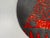 Mid-Century Danish Modern Black and Red Pottery Wall Plate, Signed For Sale In Miami - Image 6 of 10