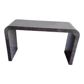 1980’s Postmodern Waterfall Console Table For Sale