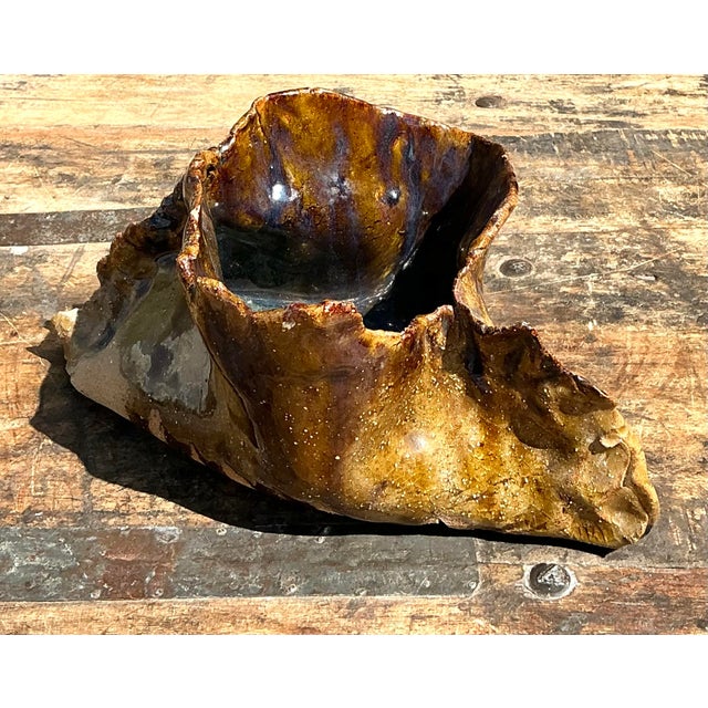 Ceramic Vintage Original Studio Pottery Pocket For Sale - Image 7 of 12
