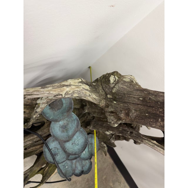 Vintage Copper and Driftwood Naturalistic Fountain For Sale - Image 17 of 17
