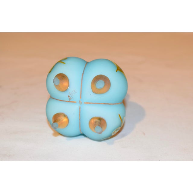 Metal 19th C Satin Glass Cruet For Sale - Image 7 of 8