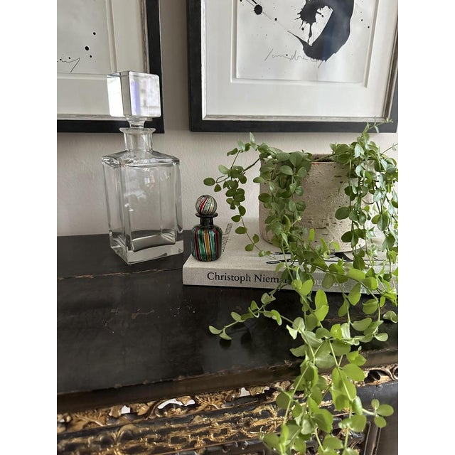 Vintage Italian Murano Glass Perfume Bottle, 1950s For Sale - Image 10 of 14