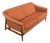 Mid 20th Century Folke Ohlsson Walnut Framed Mid Century Loveseat For Sale