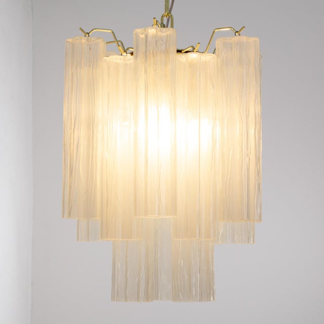 Opalino Murano Classic Opal Glass Chandelier, Italy, 1990s For Sale - Image 16 of 18