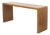 Karl Springer Style Faux Ostrich Console Table For Sale