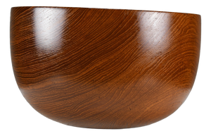 Large Mid-Century Modern Scandinavian Jatoba Wood Bowl, 1960s