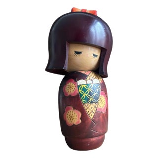 Vintage Kawaii Kokeshi Doll, 1970s For Sale