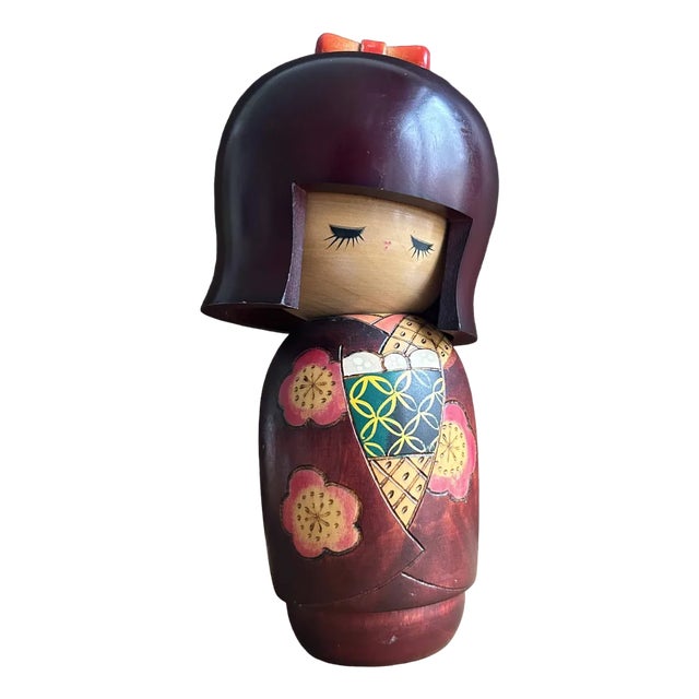 Vintage Kawaii Kokeshi Doll, 1970s For Sale