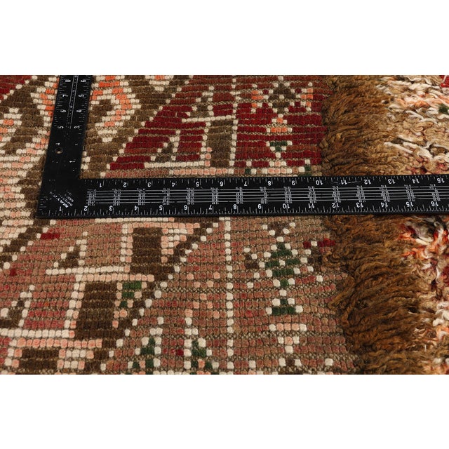 Textile Vintage Zayane Beni M'Guild Moroccan Rug, 07'03 X 11'06 For Sale - Image 7 of 10
