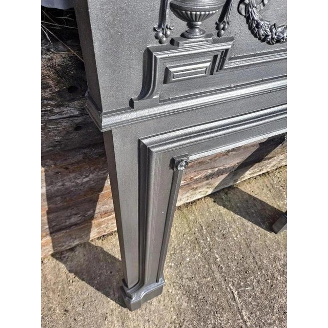 Victorian Cast Iron Fireplace Surround, 1896 For Sale - Image 15 of 18