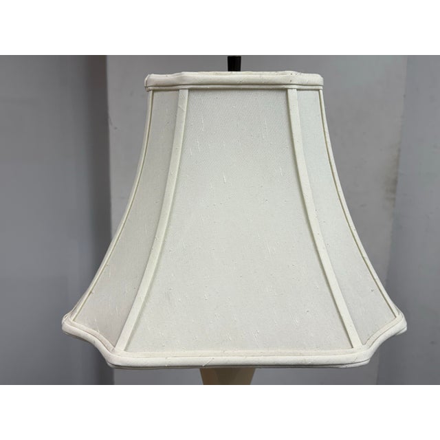 2010s Off White Aladdin Table Lamp For Sale - Image 5 of 12