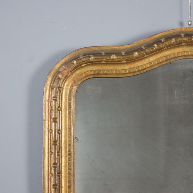 Italian Mirror in Carved Gilded Wood For Sale - Image 4 of 9