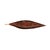 Metal Sharma Crimson Gold Shallow Leaf Bowl- Large For Sale - Image 7 of 11
