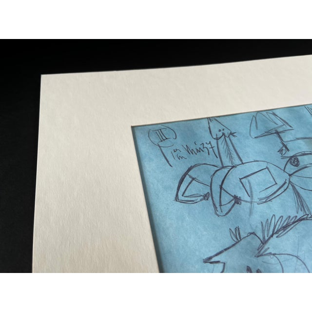 Pablo Picasso Limited Edition Lithograph. Numbered Edition Lithograph of preparatory sketches created by Picasso for his...