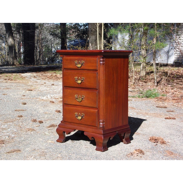 Vintage Kling Federal Style Solid Mahogany Nightstand End Table Chairish