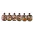 Set of 6 Antique Cloisonné Enamel Zodiac Snuff Bottles, 480g Total, 12 Designs For Sale