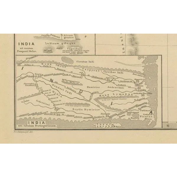 Cartography of the Indian Subcontinent, 1880s For Sale - Image 4 of 7
