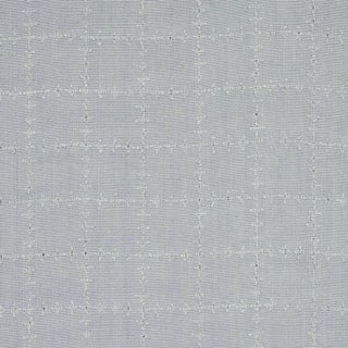 Schumacher Elin Check Fabric in Sky For Sale