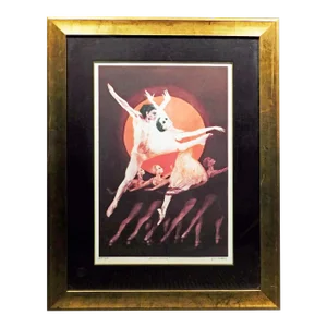 G H Rothe "Moon Dance" Hand Signed Original Mezzotint Ballet Dancers