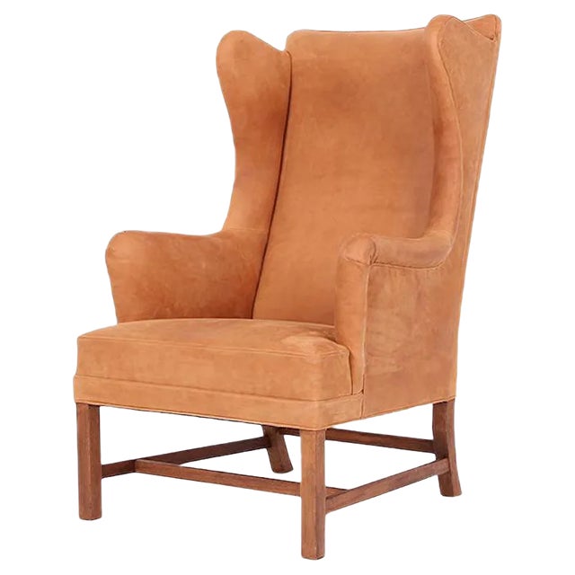 Vintage Leather Model 6212 High Back Chair by Kaare Klint for Rud. Rasmussen For Sale