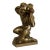 Vietnamese Bronze Sculpture of a Burdened Man, by Gia-Lợi For Sale