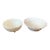 Vintage Milkglass Bowls - Pair For Sale