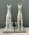 Vintage Eco Plaster Great Dane Sculptures - Pair For Sale - Image 14 of 17
