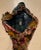 Ceramic Early 20th Century French Barbotine Majolica Cornucopia Wall Pocket For Sale - Image 7 of 9