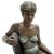 Stone Vintage Sculpture of Nude Woman on a Bench by A. Altmann For Sale - Image 7 of 10