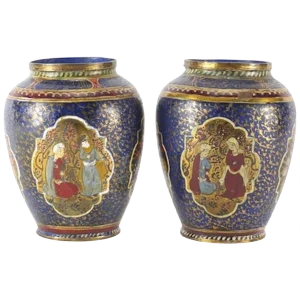 Late-19th Century Islamic Vases, Set of 2