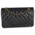 Chanel Black Quilted Lambskin Medium Classic Double Flap Bag For Sale - Image 4 of 9