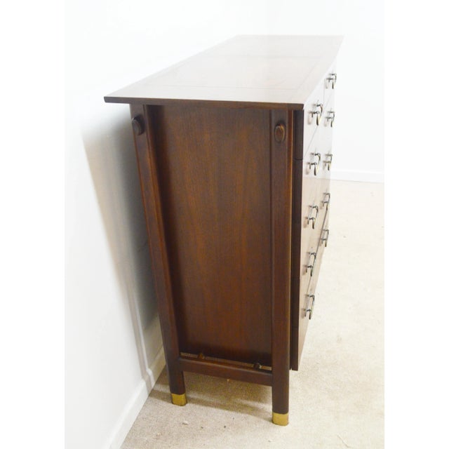 Mid-Century Modern Baker Furniture Chest of Drawers For Sale - Image 3 of 12