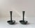 1960s Candleholders in Green Enamel, Brass & Cast Iron from Jens Harald Quistgaard, 1960s, Set of 2 For Sale - Image 5 of 10