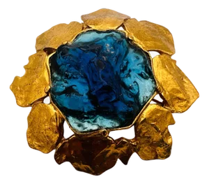 Yves Saint Laurent Par Robert Goossens 1980 Brooch Pendant