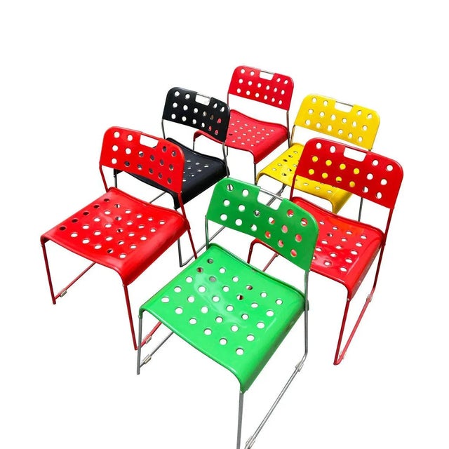 Mid-Century Modern Vintage Italian Steel Omksyack Chair by Rodney Kinsman for Bieffeplast, 1980s For Sale - Image 3 of 6