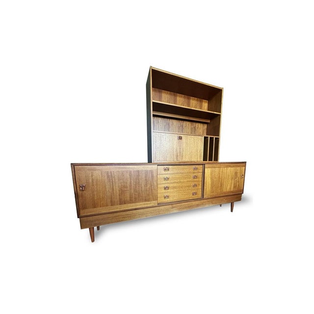 Mid-Century Modern Danish Teak Sideboard by Clausen & Son for Silkeborg Møbelfabrik, 1970s For Sale - Image 4 of 12