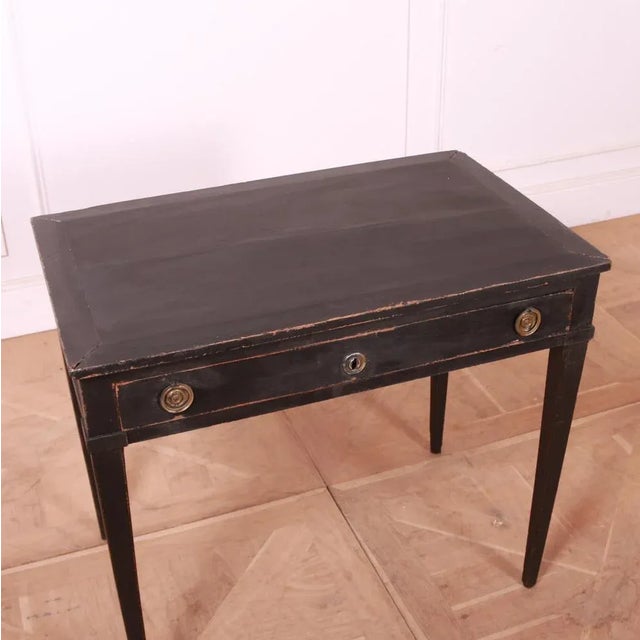 French Painted Lamp Table For Sale - Image 4 of 6