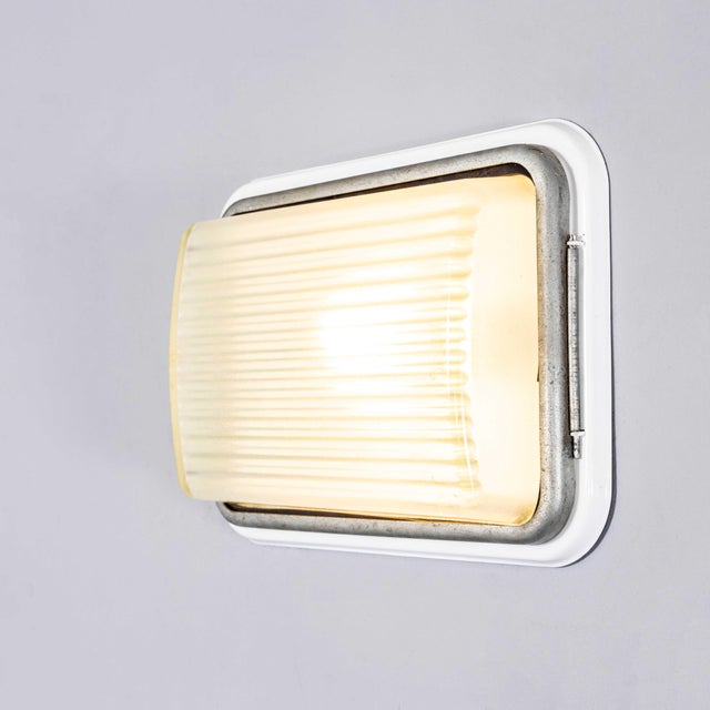 French Train Wall or Ceiling Lamp, 1940s For Sale - Image 4 of 18