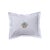 Cream Hydrangea Basket Boudoir Pillow Cover, Embroidered For Sale - Image 4 of 4