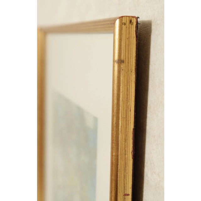 Impressionist Impressionist Style 'Forrest Green' Pastel Drawings by John J. Dull - A Pair For Sale - Image 3 of 13