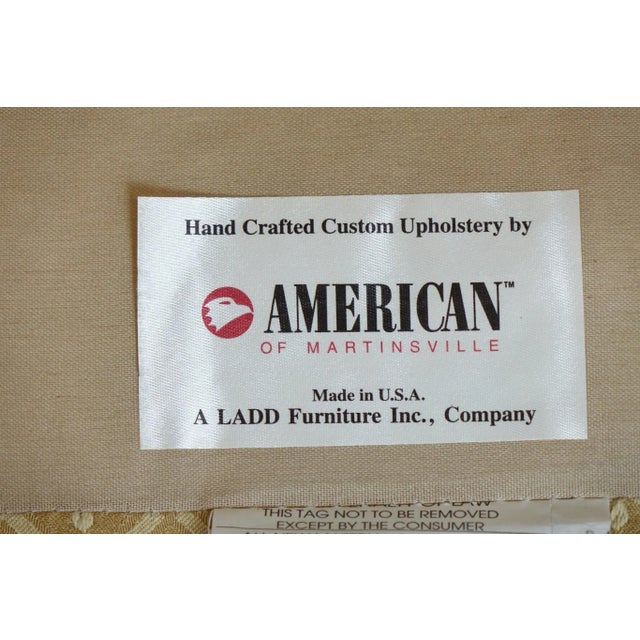 1980s American of Martinsville Upholstered Chairs A Pair Chairish