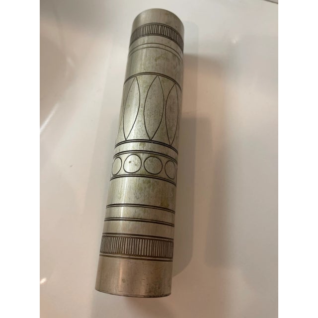 Etched 1960s Mario Pinton Vase For Sale In Los Angeles - Image 6 of 8