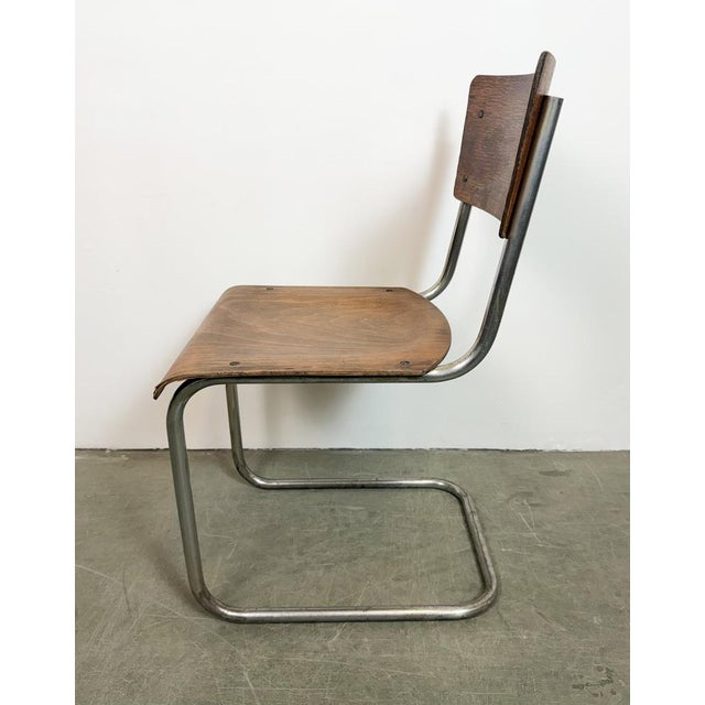 Brown Vintage Workshop Chair, 1960s For Sale - Image 8 of 18