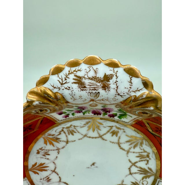 Ceramic Early Spode Porcelain Plate, Circa 1800 — With Spurious Sèvres Mark For Sale - Image 7 of 10