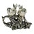 Mid-Century Italian Hollywood Regency Giacometti Style Birds on a Branch Salt & Pepper Shaker - 3 Piece Set For Sale