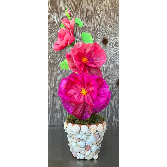 Contemporary Contemporary Hand Rolled Paper Flowers For Sale - Image 3 of 9