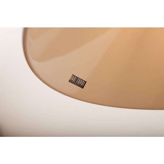 Industrial Hanging Lamp with Enameled Metal Shade, 1940s For Sale - Image 5 of 12